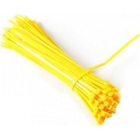 Resim 250X3 6 Mm Sarı Kablo Bağı 100 Adet 
