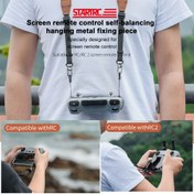 Resim STARTRC Kendi Kendine Dengeleyen Kayış DJI RC1/RC2 Uzaktan Kumanda için - Metal Bağlantılar, Gri 