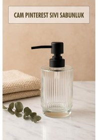 Resim Cam Pinterest Sıvı Sabunluk 200 Ml Şeffaf Şeffaf 