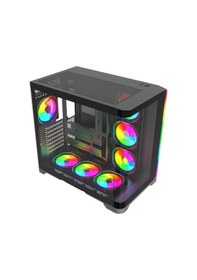Resim Quantum Stormforge 7x120mm Argb Gaming Pc Kasası 