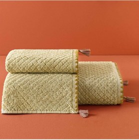 Resim Taç Butik Brüj Pamuk Banyo Havlusu Ten Rengi 70x140 000000001500223895 Ten Rengi 