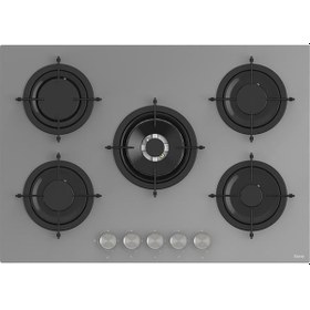 Resim Ferre QMS63CPR -RS038 2'li Gri Cam Ankastre Set 