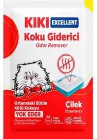 Resim Kıkı Kedi Kumu Koku Giderici Toz Çilek 25 G 