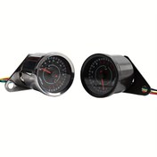 Resim Motosiklet RPM Ölçer Mekanik Analog Tip RPM Ölçer Evrensel Klasik Model Motosiklet Evrensel Modifikasyon Parçaları Motosiklet Aksesuarı, Pil Olmadan 