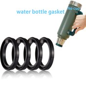 Resim 4 adet Siyah Silikon Su Şişesi Gasketleri - Dış Mekan Paslanmaz Çelik Şişeler için Kolay Değiştirilebilir, Evrensel Sızdırmazlık Aksesuarları, Kupaya Gerek Yok, Bağımsızlık Günü, Şükran Günü, Noel, Yeni Yıl, İş Günü, Su Şişesi Aksesuarları için Mükemmel | Dayanıklı Su Geçirmez Gasketler | Silikon Yapı, Su Şişesi Gasketleri 