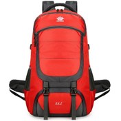 Resim Teltree Büyük Kapasiteli 85l Su Geçirmez Sırt Çantası Hiking, Kamp Ve Seyahat İçin Dayanıklı Tasarım Kırmızı 