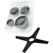 Resim MFS Silverline / Simfer / simton Marka Ocaklar ile Uyumlu Ankastre Set Üstü Ocak Bek Takımı ve Cezve Aparatı 