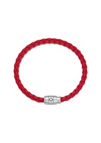 Resim Montblanc Steel 3 Rings Closing Kırmızı Bileklik 130901 Kırmızı 