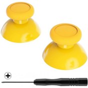 Resim Ns Switch Pro Denetleyici İçin Phillips Tornavidalı Yellow-extremerate Çift Renkli Joystick Thumbsticks Analog 