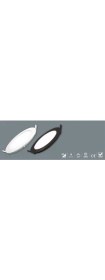 Resim Yes Lighting Inoled Yuvarlak Beyaz Kasa LED Panel 18WATT - Nıva 2718-02 Gün Işığı 