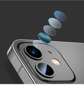Resim Baseus Apple Uyumlu iPhone 12 Mini 5.4 Apple Uyumlu iPhone 6.1 Tempered Kamera Lens Koruma 