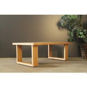 Resim Neiwel Nain Doğal Ahşap Ofis Sehpa-70-120 Açık Ceviz 