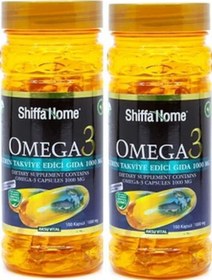 Resim 2 Kutu Shiffa Home Omega 3 Balık Yağı 400 Kapsül 1000 Mg 