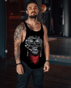 Resim Freeyez Gritty Gorilla Gym Fitness Tank Top Sporcu Atleti 