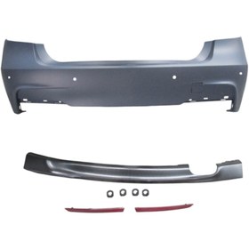 Resim BZT BMW 3 Seri- F30- 12/14; Arka Tampon Astarlı (Sensör Yuvalı/Karlikli/Reflektörlü) A51128056498S1 