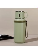 Resim Boatshop1 600ml Paslanmaz Çelik İzole Çay Demleme Şişesi Yeşil Sızdırmaz Bulaşık Makinesi Uygun Outdoor Aktiviteler İçin Kapağı Ve Askı Dahil Yeşil 