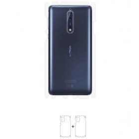 Resim Wrapsol Nokia 8 Arka Yan Koruyucu Darbe Emici Poliüretan Film Amerika Üretimi 