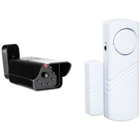 Resim D12IR Caydırıcı Kamera ve LOREX LR-4444 Kapı Pencere Alarmı 