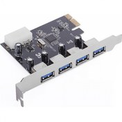 Resim Dark Dk Ac U3p4 Pcıe 4port Usb 3 0 Çevirici Kart 