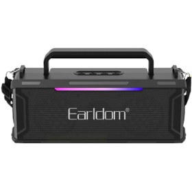 Resim Earldom A37 RGB Işıklı Ekstra Süper Bass BT 5.3 Kablosuz Hoparlör Siyah 