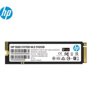 Resim HP FX700 512GB 6300/3100MB/s M.2 2280 PCI Express 4.0 NVMe SSD 8U2N1AA 