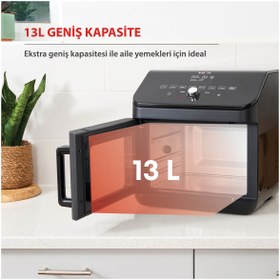 Resim Genel Markalar 140-4101-01-eu 13 Litre 9 Programlı Yapışmaz Ve Yıkanabilir Aksesuarlı Air Fryer Fırın 