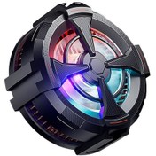 Resim Forzacase Xiaomi Black Shark 4-4 Pro Uyumlu 5500 Rpm Kablolu Rgb Işıklı Manyetik Soğutucu Fan Fc560 