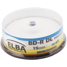 Resim Elba Blu-Ray BD-R 6X 50GB 15Lİ Cake Box Prıntable 