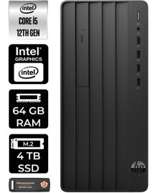 Resim HP PRO TOWER 290 G9 E6D3A5EA050 i5 12500 64GB RAM 4TB SSD FDOS MASAÜSTÜ BİLGİSAYAR 