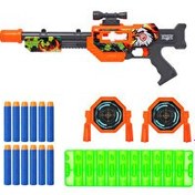 Resim Fast Shots Zephyr Xtreme 12'li Dürbünlü Dart Atan Tabanca 