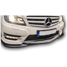 Resim Mercedes W204 C180 Makyajlı Ön Tampon Eki (Plastik) 
