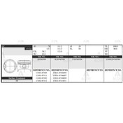 Resim Esse Otomotiv Terios 1.3L 97-01 Charade 1.3L 96-98 76.00Mm Std Piston Takim - 13101-87105 TIK-1D760700-STD 