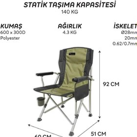 Resim FreeCamp Huxley Trail Katlanır Sandalye Yeşil 205928 