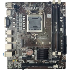 Resim Xaser Intel H55 LGA1156 DDR3 1333 MHz VGA HDMI Anakart M.2 (Kutusuz) 