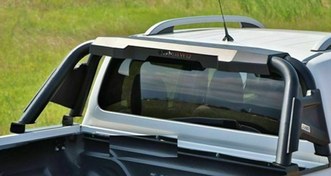 Resim Mercedes X-Class 2017+ Uyumlu (Double Plus Black) Poliüretan Siyah Roll Bar AQM4WD 