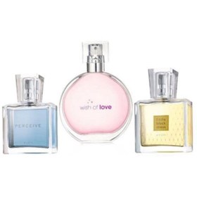 Resim Avon Wish Of Love 50 Ml Perceive Little Black Dress 30 Ml 3lü Set 