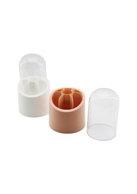 Resim Elis 7 Bölmeli Kapsül Organizer Plastik Hazne - Kristal Mika Fanu 