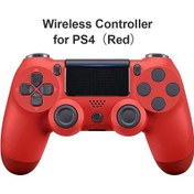 Resim Kırmızı-ps4 Gamepad Joystick Denetleyicisi Sony Playstation 4 Pro Slim Pc Ios Android Controle Bluetooth Kablosuz Joypad Çift Titreşim 