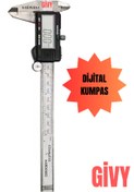 Resim GİVY Dijital Kumpas 150 mm 