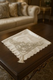 Resim Çeyiz Bahçesi Söz Nişan Çeyizlik Çiçek Saten Bohça 