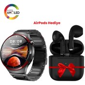 Resim sanalticaretiniz Watch HW10 Akıllı Saat ( Pro 5 Mini BT Kulaklık Set ) 