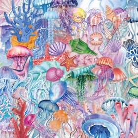 Resim 50 Adet SCXXBSW Sualtı Mercan Komikatı Stickerları - Karikatür Tarzı Simli PVC Kendinden Yapışkanlı Etiketler, Canlı Karışık Renkler, Buzdolabı, Bavul, Pencere Dekoru için Düzensiz Şekiller - Mükemmel Doğum Günü Tatil Hediyesi, Laptop Süslemeleri, Eğlenceli Estetik 