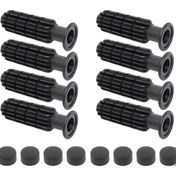 Resim Suntek 8 Parça Langırt Kolları Çubuk Masa Futbolu, Kör Tapa 