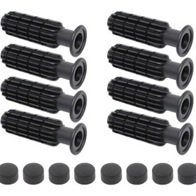 Resim Suntek 8 Parça Langırt Kolları Çubuk Masa Futbolu, Kör Tapa 