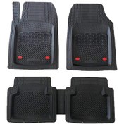 Resim Safir Peugeot 207 Havuzlu Universal Paspas Krom Siyah 