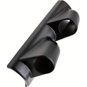 Resim Chuangyinshop Siyah 52mm Çift Delikli Dayanıklı Oto Gösterge Paneli Aparatı Solak Sürücüler İçin 