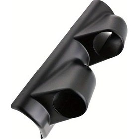 Resim Chuangyinshop Siyah 52mm Çift Delikli Dayanıklı Oto Gösterge Paneli Aparatı Solak Sürücüler İçin 