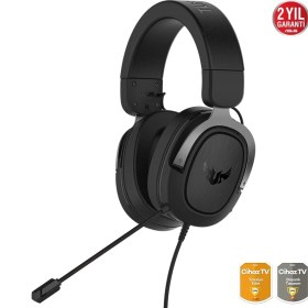 Resim Asus Tuf Gamıng H3 Gun Metal 7.1 3.5mm Kulaklık 