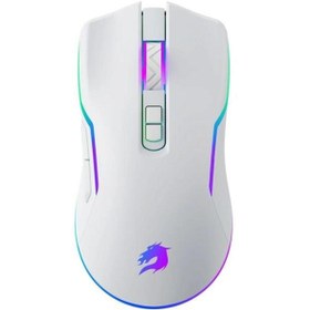 Resim GameBooster M18 Inferno 2.4ghz Kablosuz Rgb Aydınlatmalı Beyaz Profesyonel Gaming Mouse 
