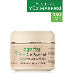 Resim Agarta Doğal Yeşil Kil Yüz Maskesi 150ml 2 Li Set 